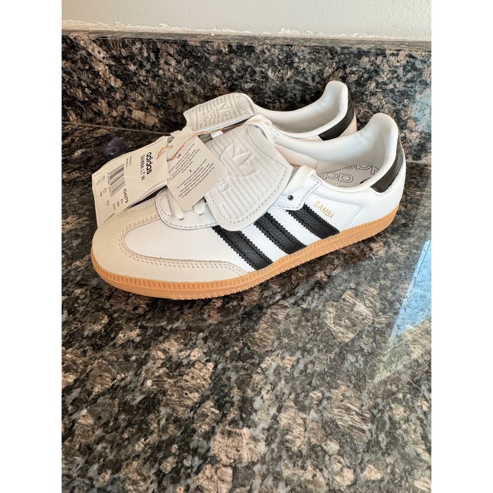 Adidas Samba LT White Black Gum Sole Sneakers IG4279 Mens 4.5 Womens 6 NEW